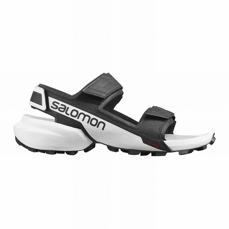 Salomon SPEEDCROSS Sandalias Hombre - Negras / Blancas - Colombia (84096-MVAZ)